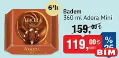 ADORA MİNİ BADEM 360 ML 6'LI DONDURMA fiyat ve kampanya bilgisi